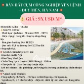  BÁN ĐẤT CỤM CÔNG NGHIỆP YÊN LỆNH – DUY TIÊN, HÀ NAM 